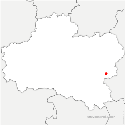 carte de localisation de Dammarie-sur-Loing