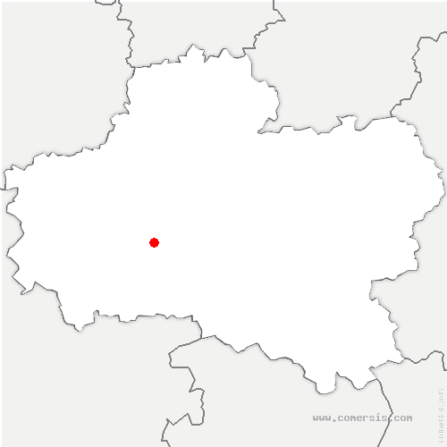 carte de localisation de Darvoy