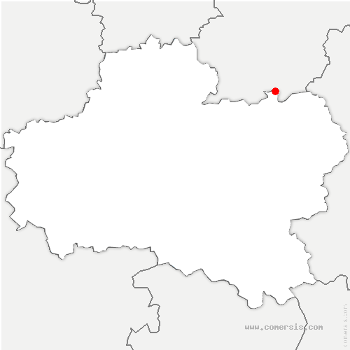 carte de localisation de Dordives