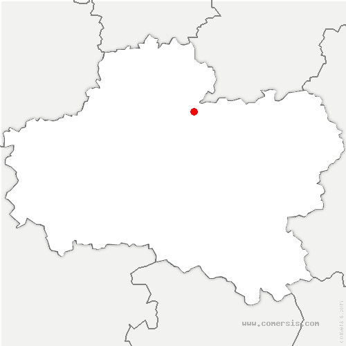 carte de localisation d'Égry