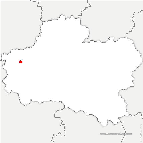 carte de localisation de Gémigny