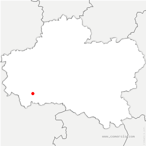 carte de localisation de Jouy-le-Potier