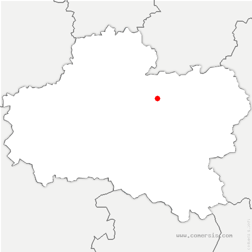carte de localisation de Ladon