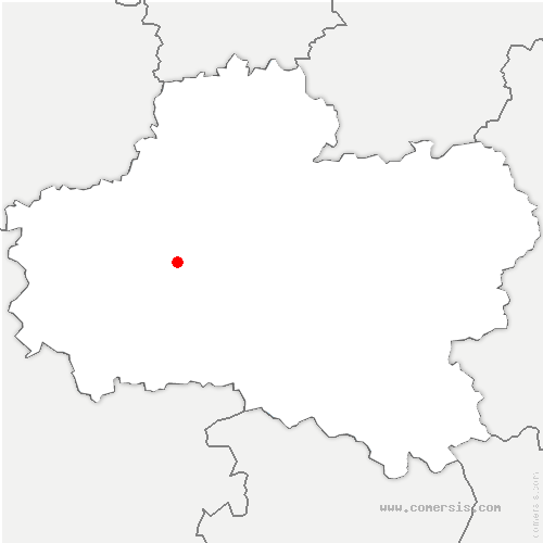 carte de localisation de Mardié