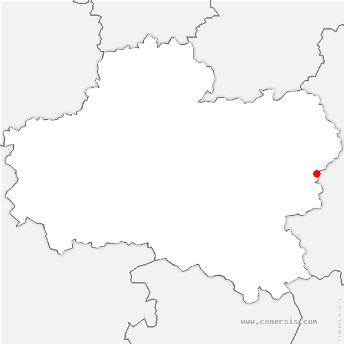 carte de localisation de Melleroy