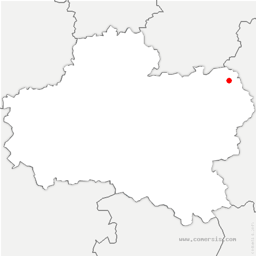 carte de localisation de Mérinville