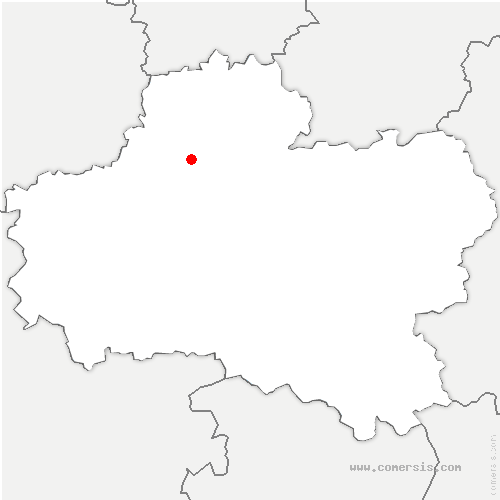 carte de localisation de Montigny