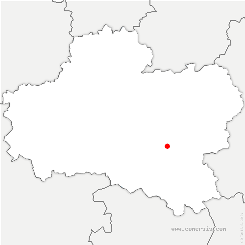 carte de localisation de Moulinet-sur-Solin