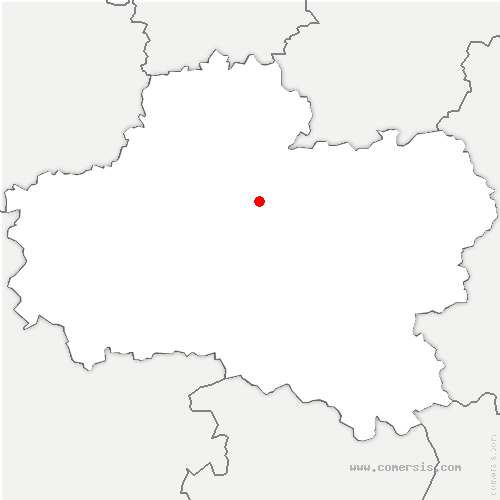 carte de localisation de Nesploy
