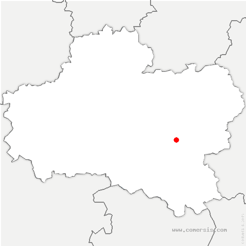 carte de localisation de Nogent-sur-Vernisson