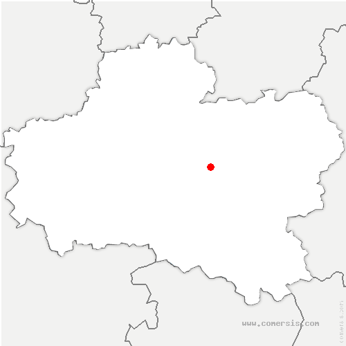 carte de localisation de Noyers