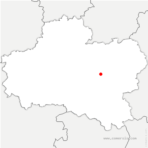 carte de localisation de Oussoy-en-Gâtinais