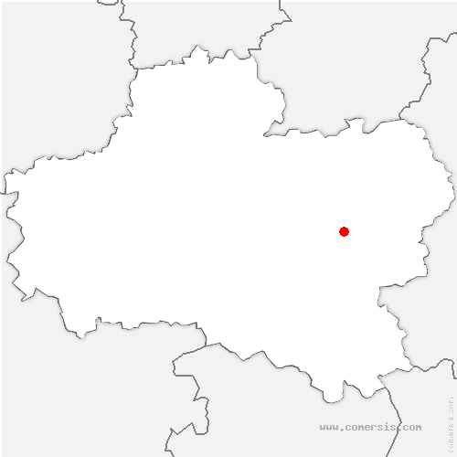 carte de localisation de Ouzouer-des-Champs