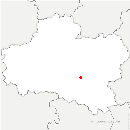 carte de localisation d'Ouzouer-sur-Loire