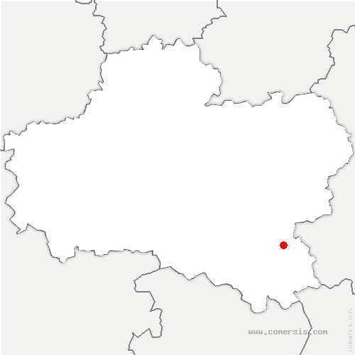 carte de localisation de Ouzouer-sur-Trézée