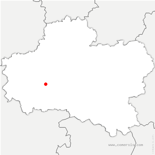 carte de localisation de Saint-Cyr-en-Val