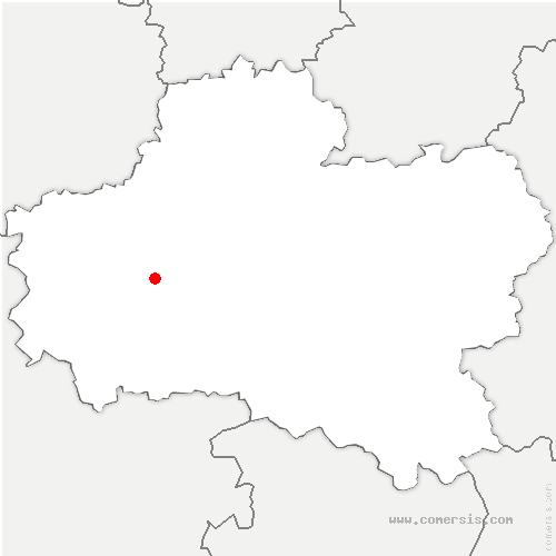 carte de localisation de Saint-Denis-en-Val