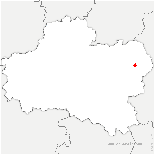 carte de localisation de Saint-Firmin-des-Bois
