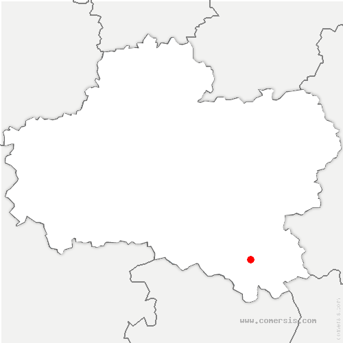 carte de localisation de Saint-Firmin-sur-Loire