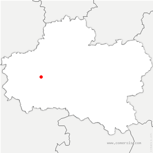 carte de localisation de Saint-Jean-le-Blanc