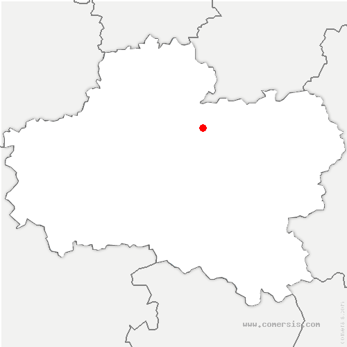 carte de localisation de Saint-Loup-des-Vignes