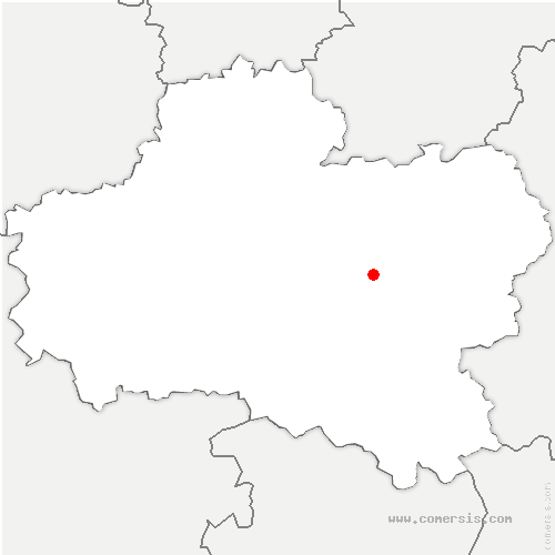 carte de localisation de Thimory