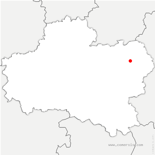 carte de localisation de Thorailles