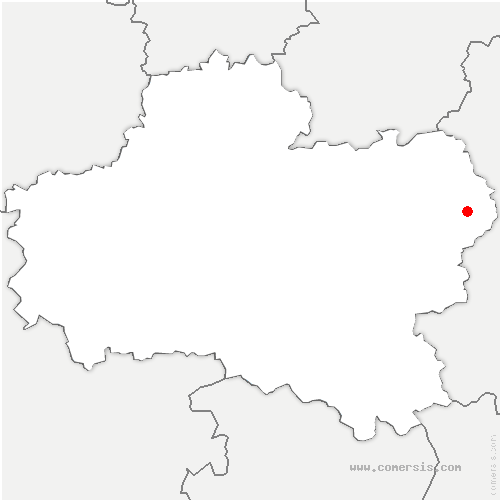 carte de localisation de Triguères