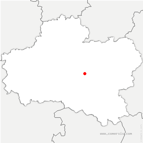 carte de localisation de Vieilles-Maisons-sur-Joudry