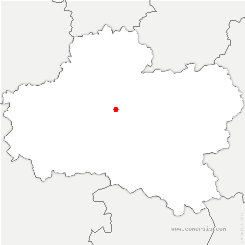 carte de localisation de Vitry-aux-Loges