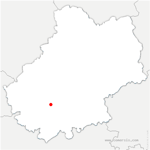 carte de localisation d'Albignac