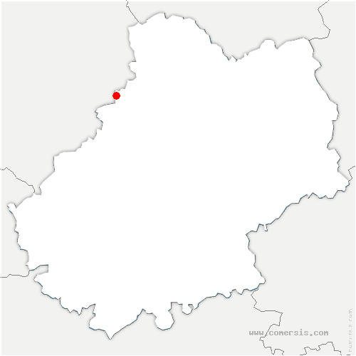 carte de localisation d'Almont-les-Junies