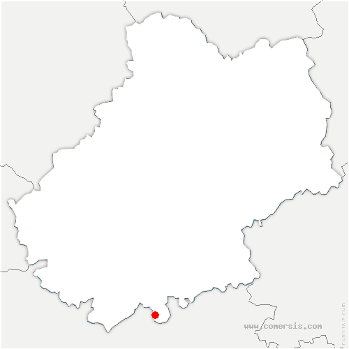 carte de localisation d'Astaillac