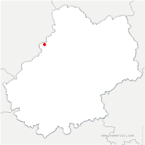 carte de localisation d'Aubin