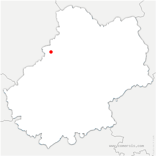 carte de localisation d'Auzits