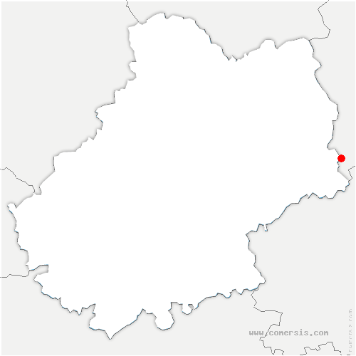 carte de localisation de Bagnac-sur-Célé