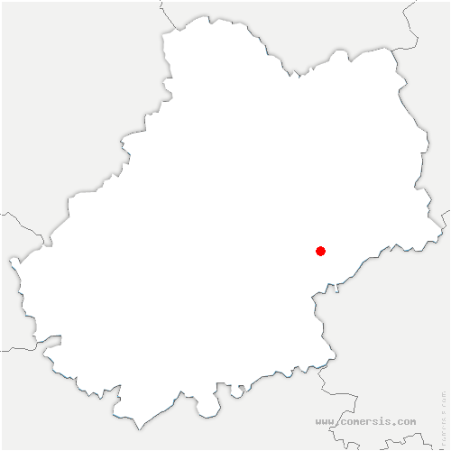 carte de localisation de Béduer