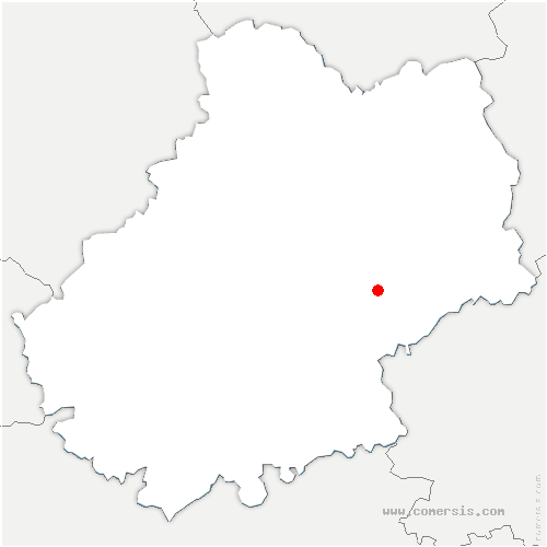 carte de localisation de Brengues