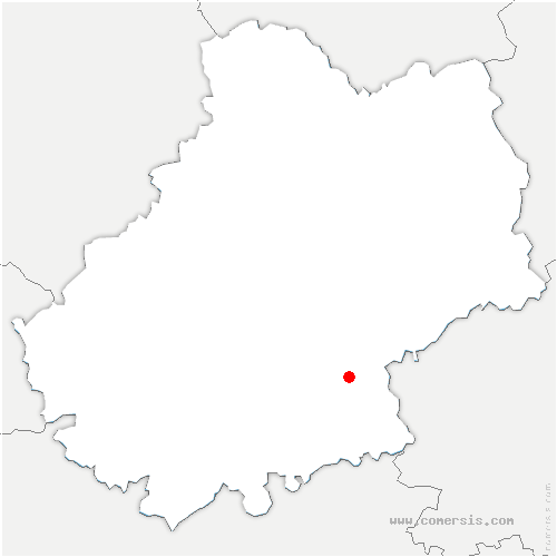 carte de localisation de Calvignac