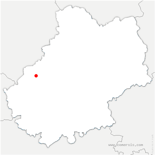 carte de localisation de la Capelle-Bleys