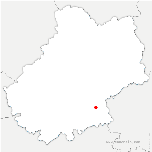 carte de localisation de Cénevières