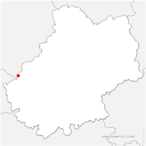 carte de localisation de Chabrignac