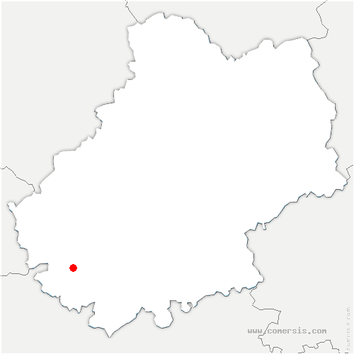 carte de localisation de Chasteaux