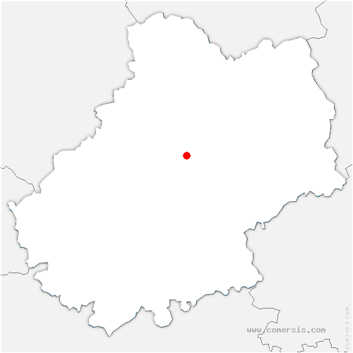 carte de localisation de Fontanes-du-Causse