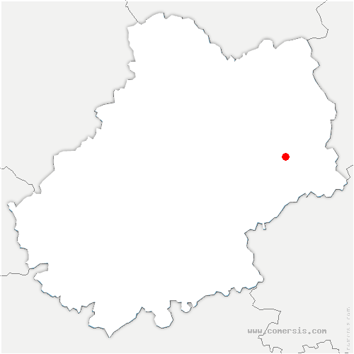 carte de localisation de Fourmagnac
