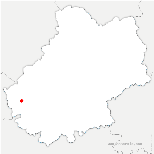 carte de localisation de Grézels