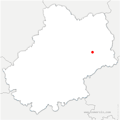 carte de localisation d'Issepts