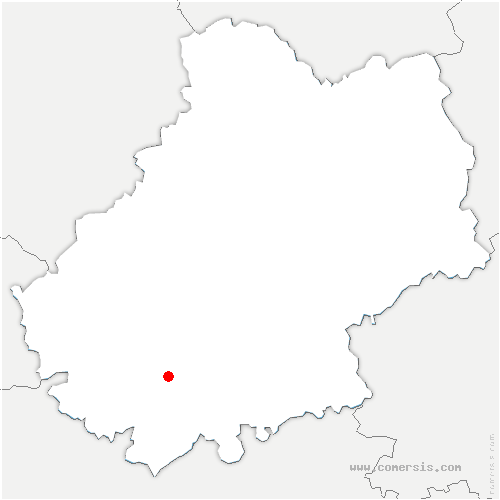 carte de localisation de Lagleygeolle