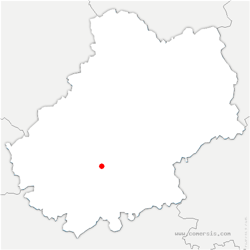 carte de localisation de Lamagdelaine