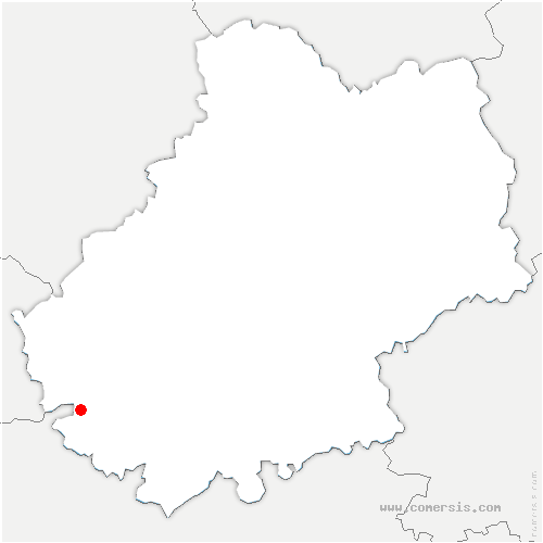 carte de localisation de Larche